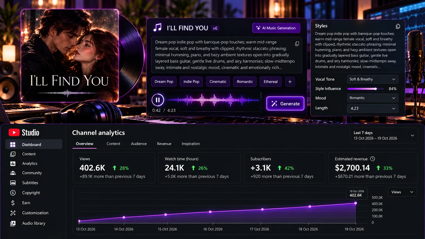 MUSIC, DISTRIBUTION & MONETIZATION